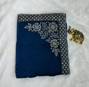 Georgette Swarovski Work Saree