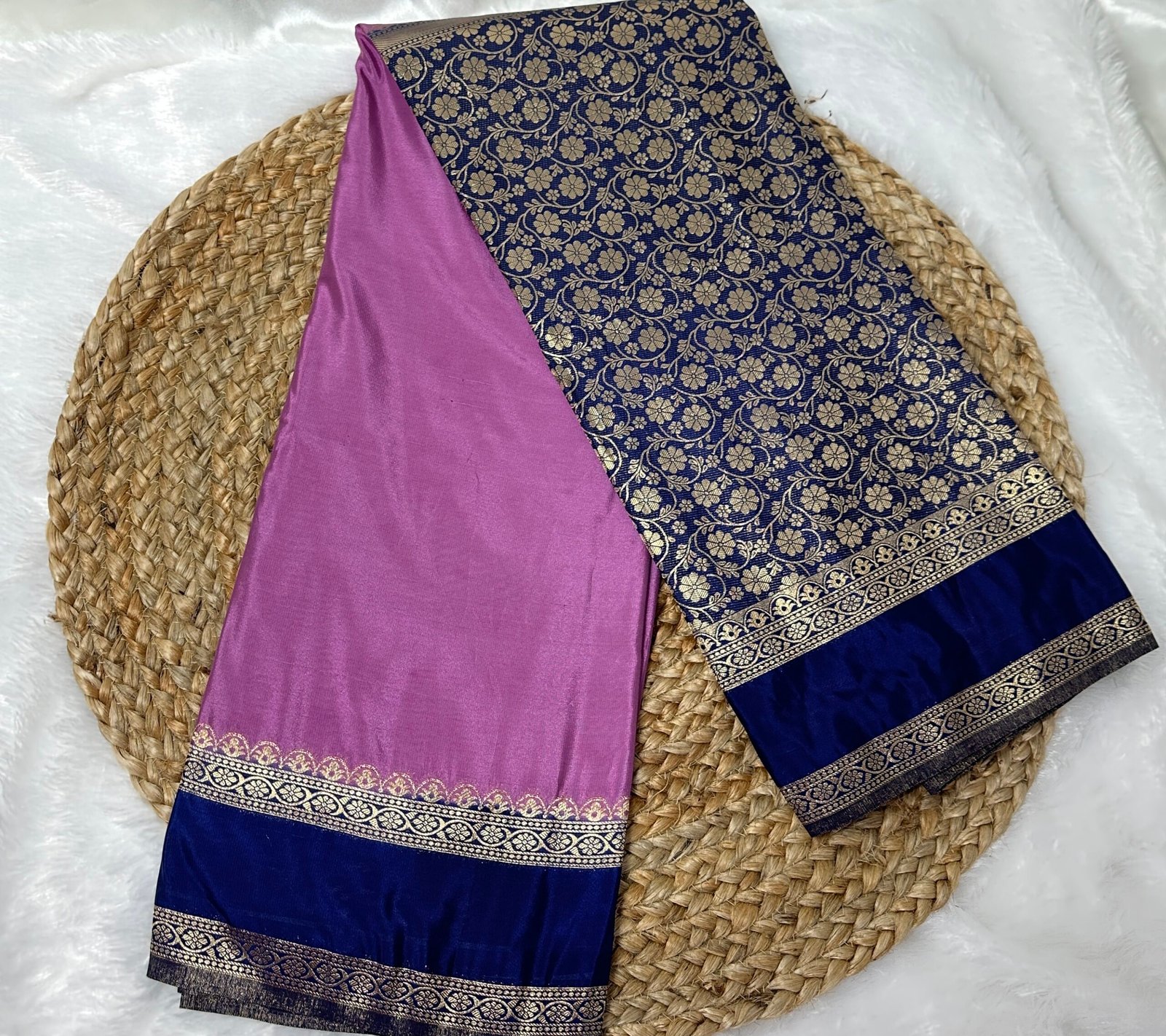 Mysore crepe silk saree